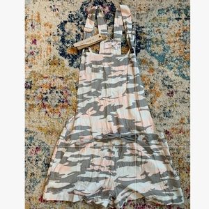 Camo Overall Rompers